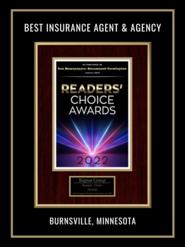 Readers Choice Award - Best Insurance Agent & Agency - Burnsville, MN