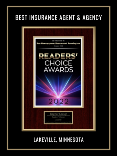 Readers Choice Award - Best Insurance Agent & Agency - Lakeville, MN