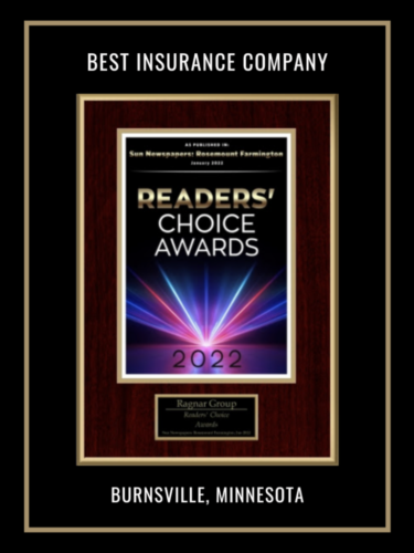 Readers Choice Award - Best Insurance Company - Burnsville, MN