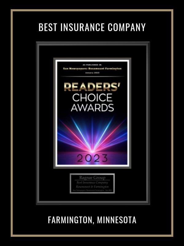 2024 Best Insurance Company Farmington Reader's Choice Award Ragnar Group