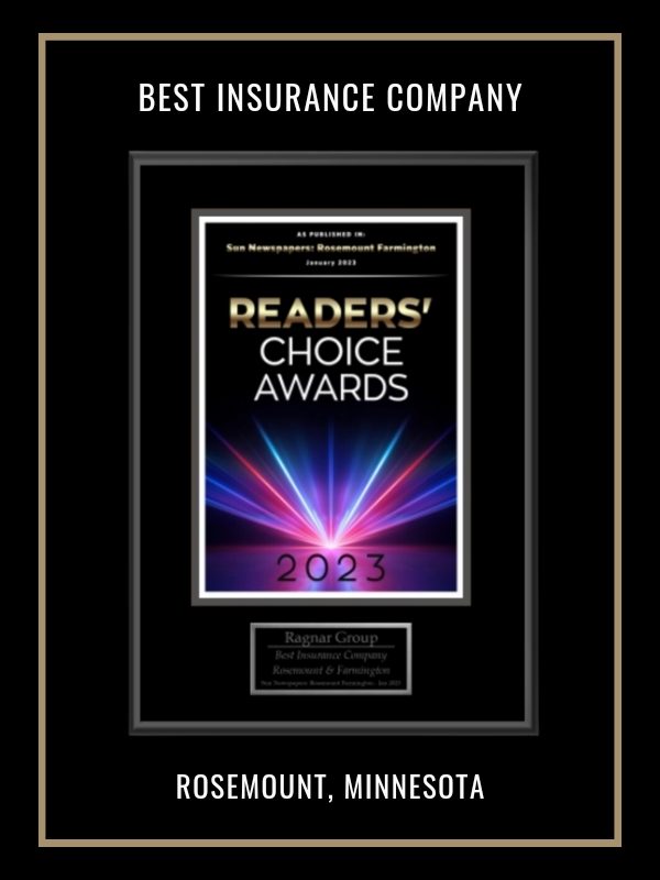 2024 Ragnar Group Best Insurance Company Rosemount Reader's Choice Award Ragnar Group